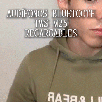 AUDÍFONOS BLUETOOTH TWS M25 RECARGABLES